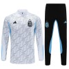 Argentine Sweat d'Entraînement Quarter-Zip 2023-24 Blanche Pour Homme